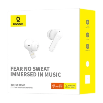 TWS Baseus Bowie E19 White Headphones