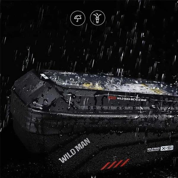 Koffer-/Fahrradhalter WILDMAN XS1 Rahmentasche schwarz/schwarz