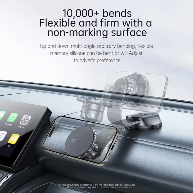 Forcell Magnetic Flexible Car Holder 20 cm 2 in 1
