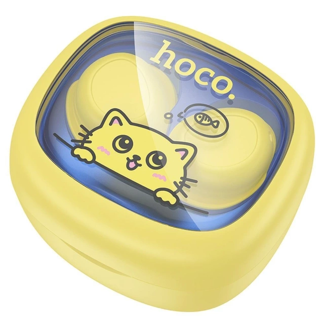 Detské TWS slúchadlá Hoco EW111 Bluetooth 5.4 žlté