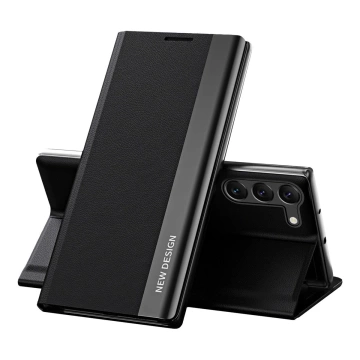 Чохол Sleep Case Pro для Samsung Galaxy S23 Plus з відкидною підставкою чорний