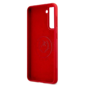 US Polo Silicone On Tone Handyhülle für Samsung Galaxy S21 rot/rot