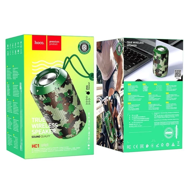 Bluetooth-Lautsprecher Hoco HC1 5W Moro FM USB TF AUX