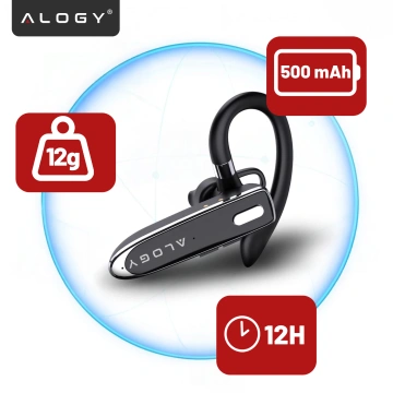 Bezdrôtový headset pre Bluetooth 4.0 hovory do auta headset s displejom V8 Black