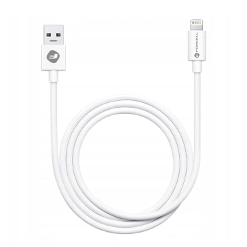 USB-auf-Lightning-Kabel Forcell 1 m 1 A TPE Weiß iPhone iPad AirPods