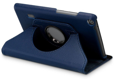 Etui obrotowe 360 do Huawei MediaPad T3 7.0 Granatowe