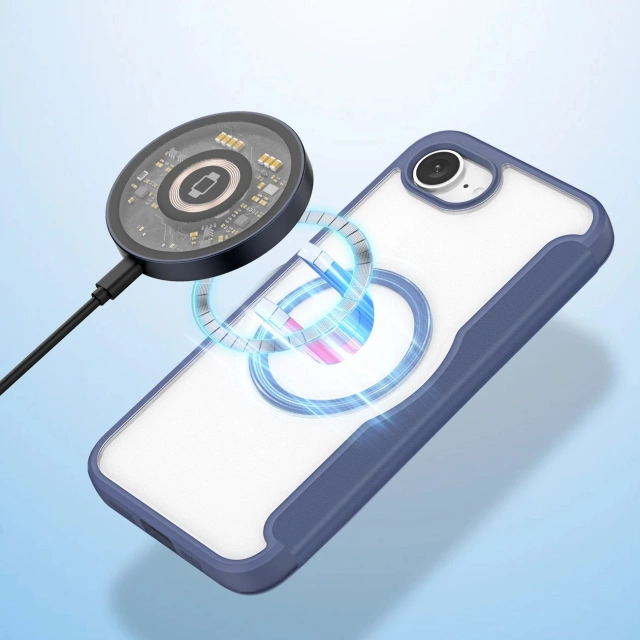 Dux Ducis Skin X Pro iPhone 16e Case with MagSafe – Blue