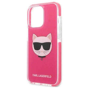 Etui Karl Lagerfeld KLHCP13LTPECPI для iPhone 13 Pro / 13 6,1" Hardcase Choupette Head