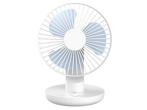 Ventilátor bezdrátový ventilátor s 3000 mAh baterií Alogy Ballet na stůl USB White
