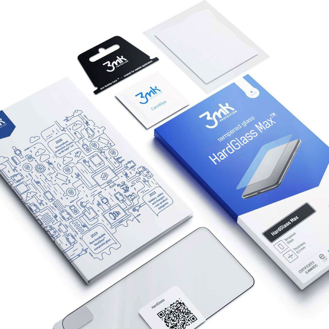 Tvrdené sklo na displej Apple iPhone 15 Pro Max 3mk HardGlass Max Black