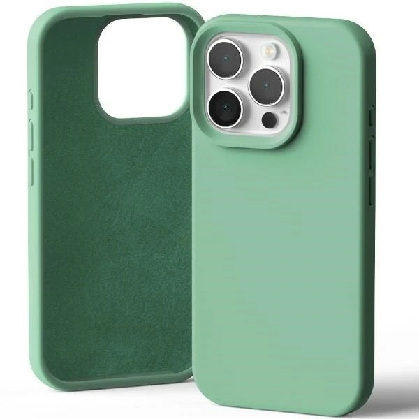 Mercury Silicone Case for iPhone 16 Pro 6.3" Green