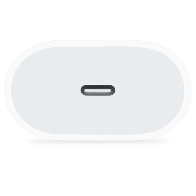 Original Apple USB-C Typ C 20W Schnellladegerät MHJE3ZM/A für iPhone Adapter Cube Weiß 1m Kabel