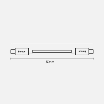 Baseus Magnetic Bracket 10000mAh 20W powerbank with MagSafe - blue USB-C cable 60W 0.5m