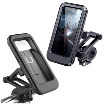 Alogy Waterproof bicycle holder for bicycle, scooter, motorcycle, adjustable handlebar for phone. Black
