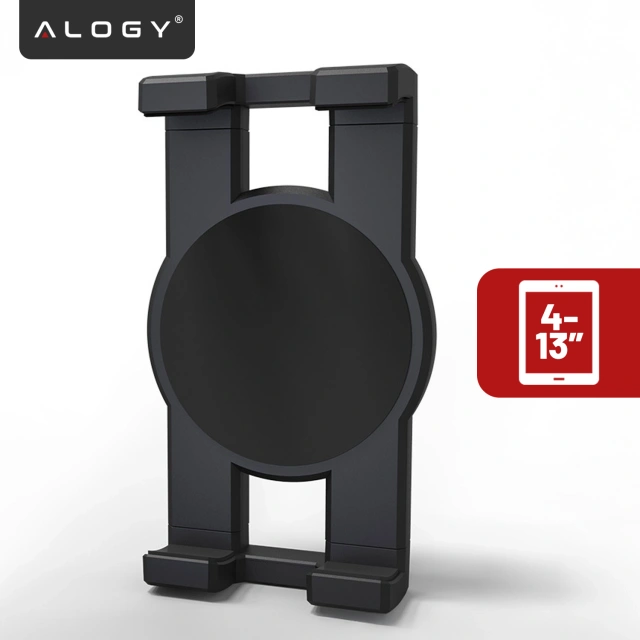 Alogy car holder for tablet phone dashboard windshield for car with long arm 4-13" black
