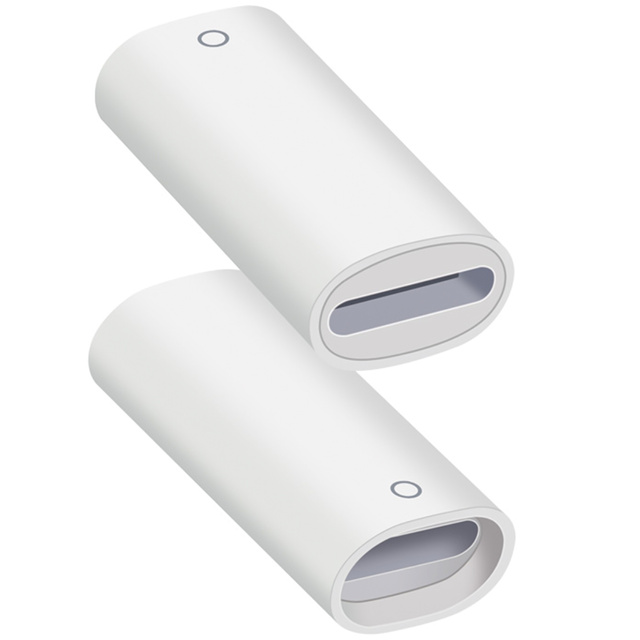 Adaptér nabíjačky pre pero Alogy Pen pre Lightning Stylus - Nabíjací kábel Lightning na Apple Pen, biely