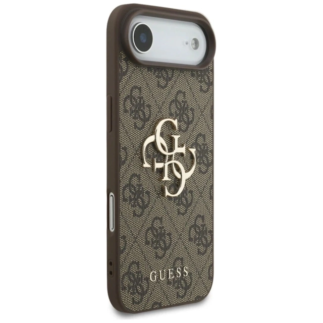 Etui Guess Hardcase 4G Big Metal Logo do iPhone 17 Air, brązowe