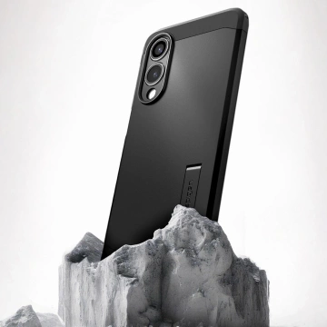 Pouzdro Spigen Tough Armor MagSafe pro Samsung Galaxy S25 Edge, černé