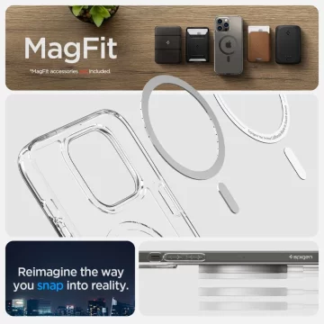 Etui für Spigen Ultra Hybrid Mag für Magsafe für Apple iPhone 14 Pro Max Carbon Fiber