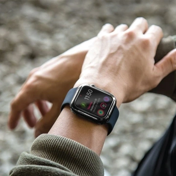 Захисний чохол UNIQ Garde для Apple Watch Series 4/5/6/SE 44mm grey/smoked grey