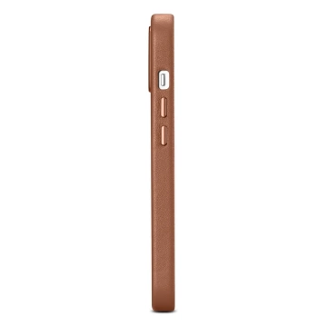iCarer Case Leather case cover for iPhone 14 Plus brown (compatible with MagSafe)