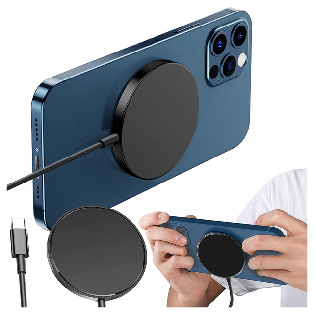 Alogy bezdrátová nabíječka pro MagSafe 20W pro iPhone 14/13 / PRO / MAX / MINI Black