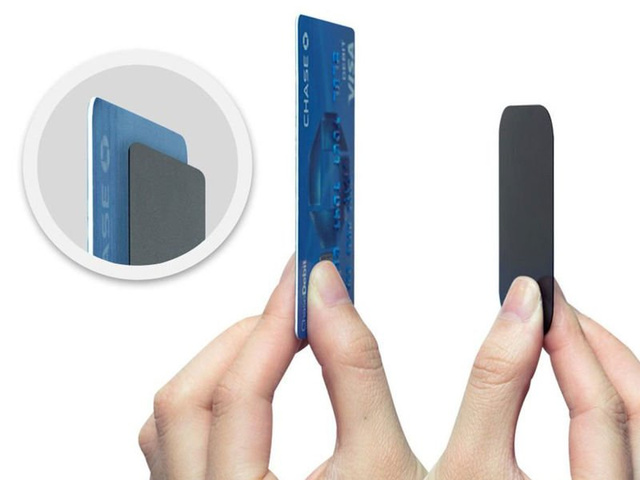 Spigen Kuel Metallplatten 4x Starke Platten für Griffe Schwarz