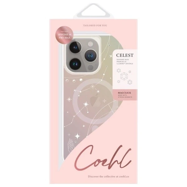 Etui do iPhone 16 Pro Max UNIQ Coehl Celest MagSafe Opal