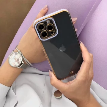Fashion Case Hülle für Samsung Galaxy A12 5G Gold Frame Gel Cover Gold
