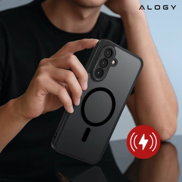 Чохол для Apple iPhone 16 Pro Max Alogy Anti-Shock Hybrid Case for MagSafe Transparent