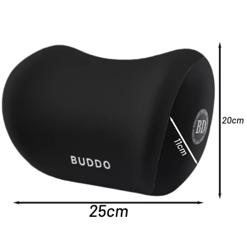 Alogy Car Pillow Headrest Memory Foam Black