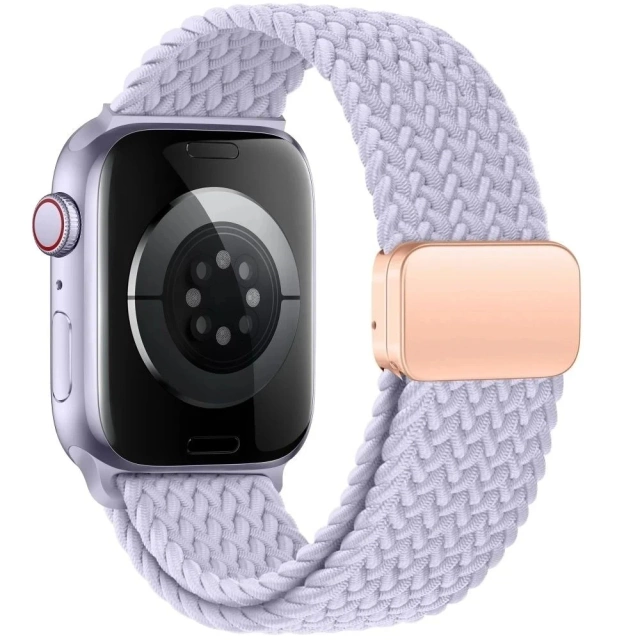Nylon Strap for Apple Watch 4 / 5 / 6 / 7 / 8 / 9 / SE (38 / 40 / 41 mm) NylonMag Periwinkle