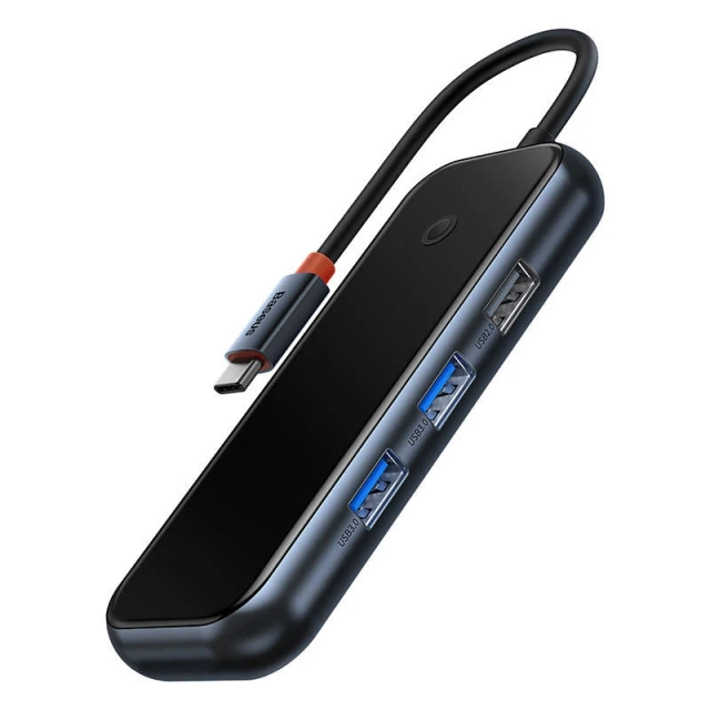 Концентратор 5w1 Baseus серії AcmeJoy USB-C до 2xUSB 3.0 USB 2.0 USB-C PD HDMI (szary)
