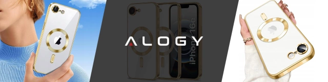 Puzdro MagSafe pre Apple iPhone 16 Pro Max Alogy Glamour puzdro na luxusný prsteň zlato-priehľadné