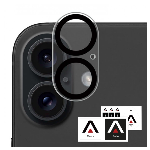 2x Kameralinsenglas für Apple iPhone 16 Pro / 16 Pro Max Alogy Lens Protector Pro Transparent