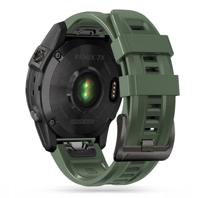 Sportovní pásek Iconband do Garmin Fenix 3 / 5X / 3HR / 5X Plus / 6X / 6X Pro / 7X Army Green