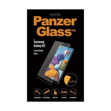 PanzerGlass E2E Regular pre Samsung A21 A215 Case Friendly black/black
