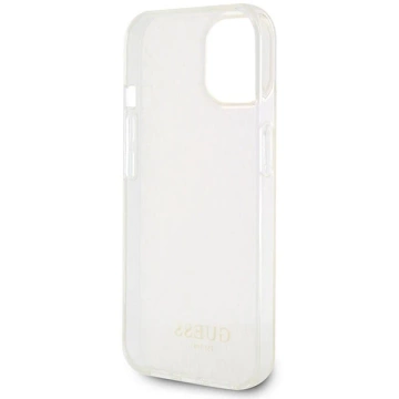 Etui Guess GUHCP15SHDECMP для iPhone 15 6.1" różowy/рожевий твердий чохол IML Faceted Mirror Disco Iridescent