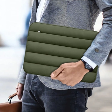 Etui Ochronne Tech-Protect Fluffy do Laptopa 13–14" Army Green