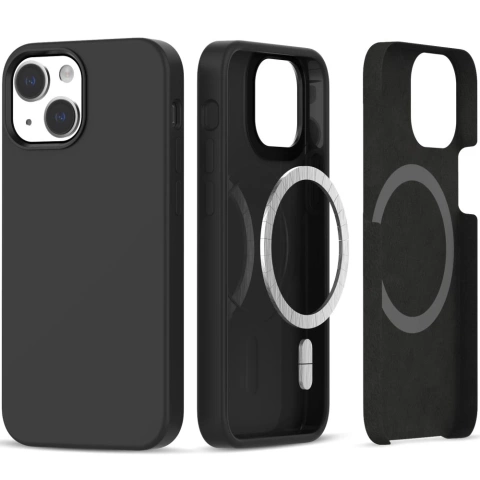 Silikonové ochranné pouzdro pro MagSafe pro Apple iPhone 13/iPhone 14 Black