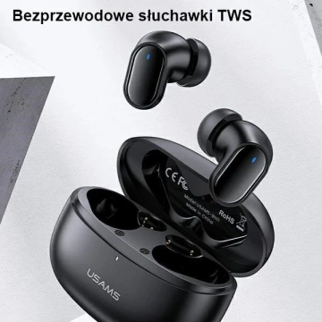 Bluetooth 5.1 slúchadlá USAMS TWS BH séria bezdrôtové červené/červené BHUBH03