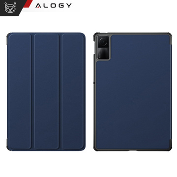 Pouzdro pro Xiaomi Redmi Pad SE 2023 11" Smart Case Cover with Flip Housing Case Cover Alogy Navy Blue Glass