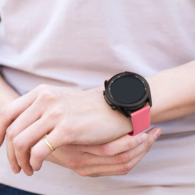 Universalarmband Sport Alogy Armband für 20 mm Pink Sand Smartwatch