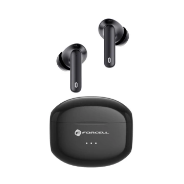 Бездротові навушники Forcell F-Audio TWS Clear Sound чорного кольору