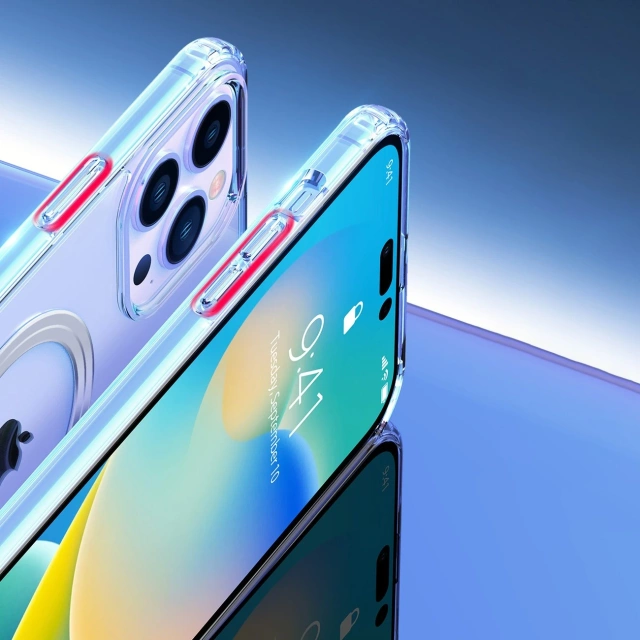 Dux Ducis Clin magnetické puzdro pre iPhone 14 Pro kompatibilné s MagSafe transparentné