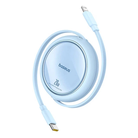 Kabel Baseus Free2Pull USB-C na iP 20W 1m USB (modrý)