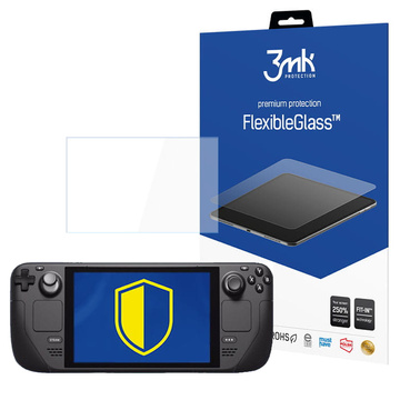 Ochranné hybridní sklo 3mk Flexible Glass 7H pro Valve Steam Deck do 8,3 palce
