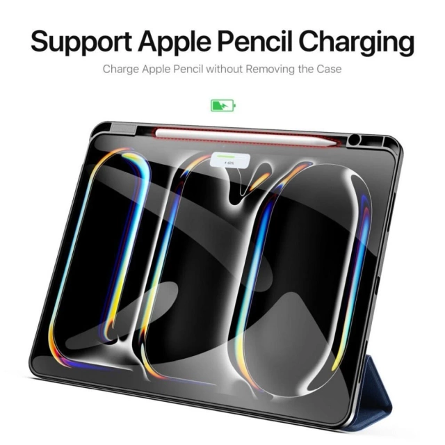 Schutzhülle mit Stift für iPad Pro 13 (2024) DUX DUCIS DOMO Schwarz