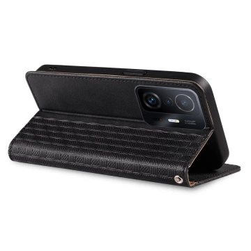 Puzdro s magnetickým popruhom Case pre Xiaomi Redmi Note 11 Pro Pouch Wallet Mini Lanyard Pendant Black