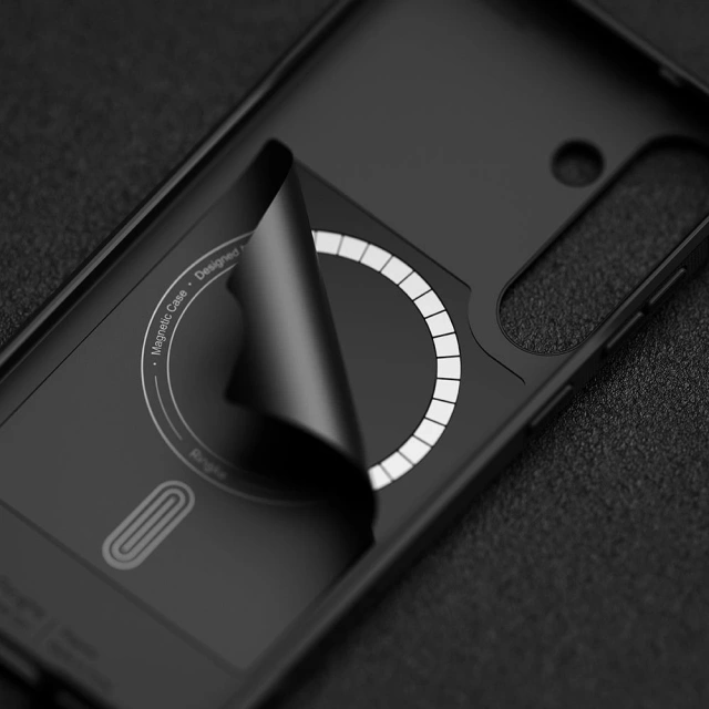 Чохол для Samsung Galaxy S25 Plus чорного кольору з магнітним кільцем MagSafe від Onyx